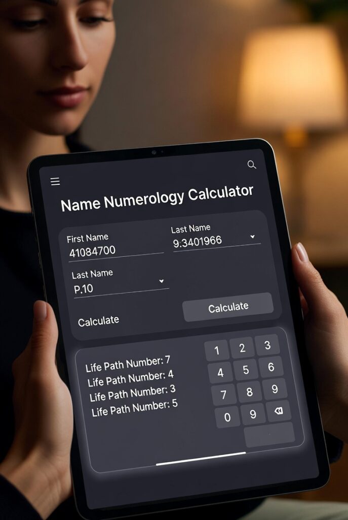 Name Numerology Calculator