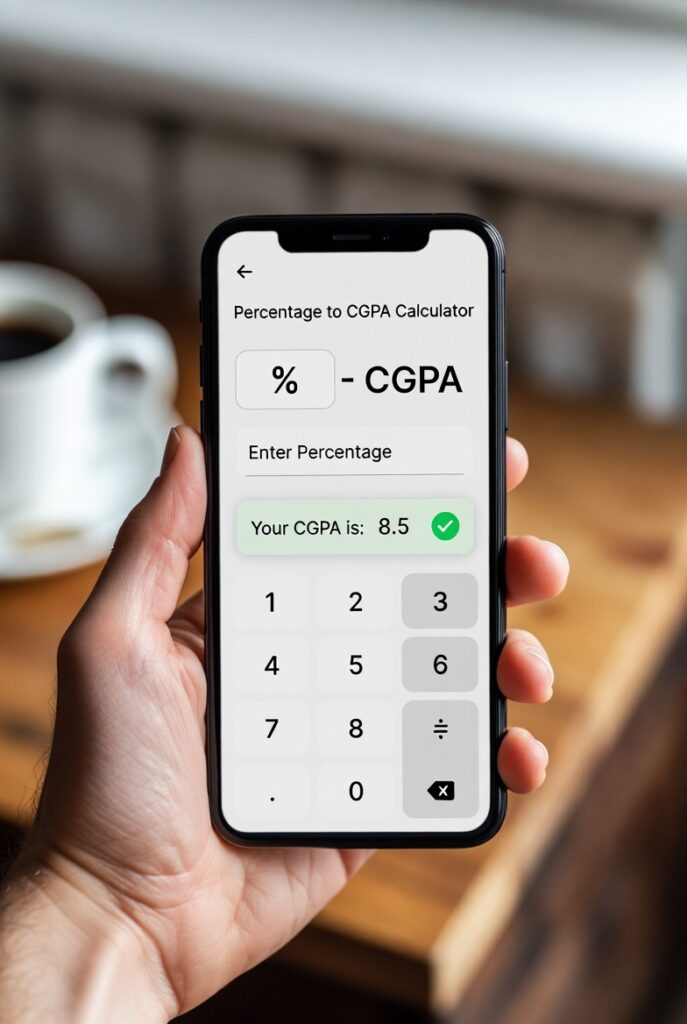 percentage to cgpa calculator